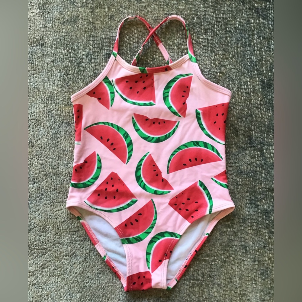 Girl’s Watermelon One piece Swimsuit